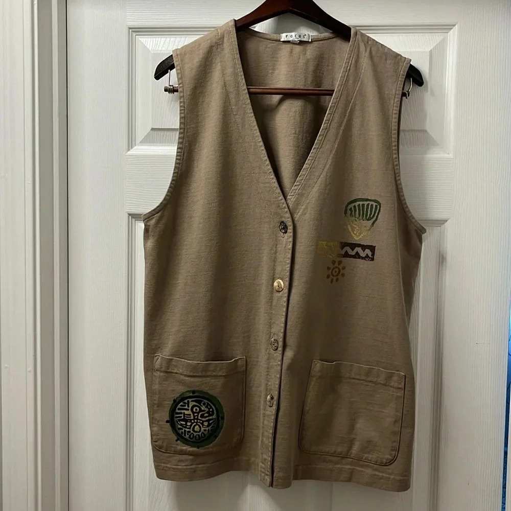 Vintage Focus sleeveless vest